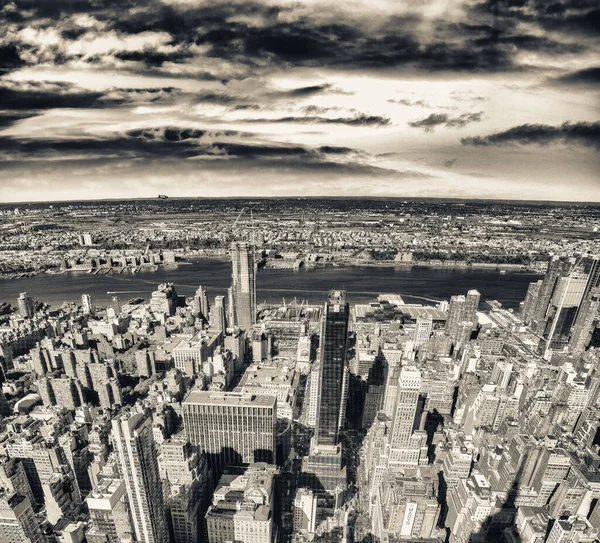 Luchtfoto Van Midtown Manhattan New York Verenigde Staten — Stockfoto