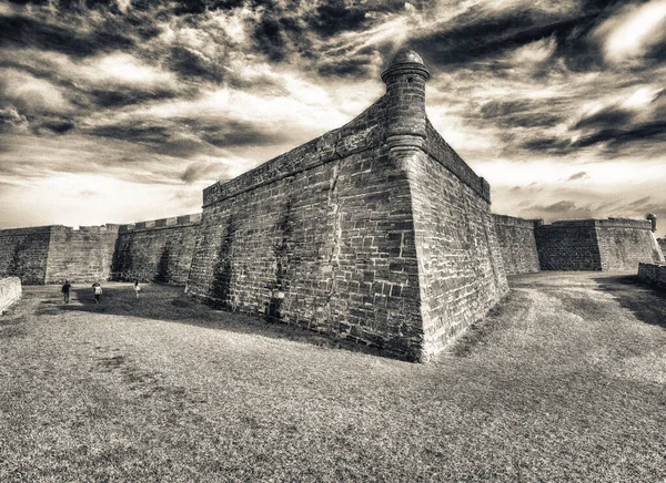 Castillo San Marcos Augustine Floryda — Zdjęcie stockowe