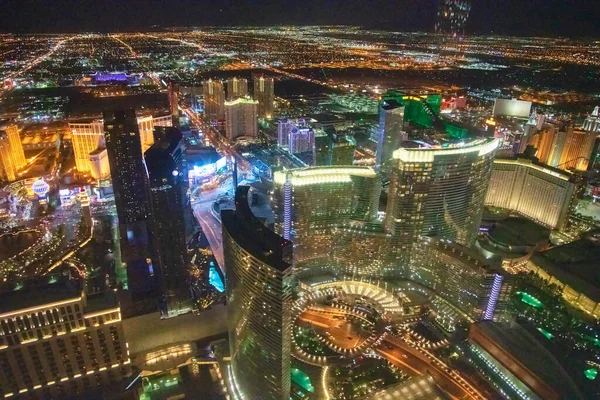 Las Vegas June 30Th 2018 헬리콥터 Strip Main City Casinos — 스톡 사진