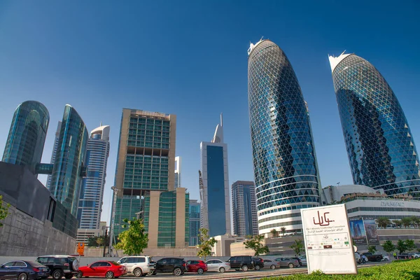 Dubai Émirats Arabes Unis Décembre 2016 Trafic Automobile Destination Dubaï — Photo
