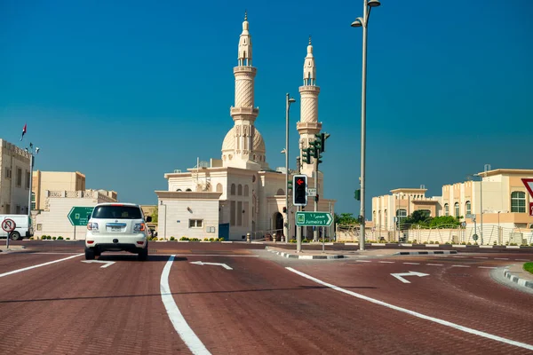Дубай Оаэ Декабря 2016 Года Вид Мечеть Джумейра Солнечный День — стоковое фото