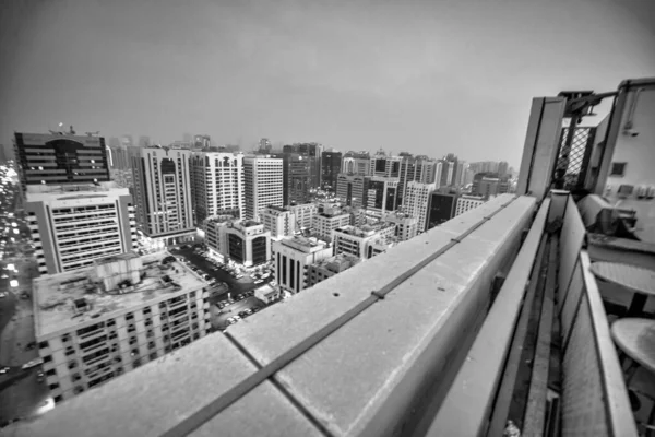Вид Высоты Заката Центр Абу Даби — стоковое фото