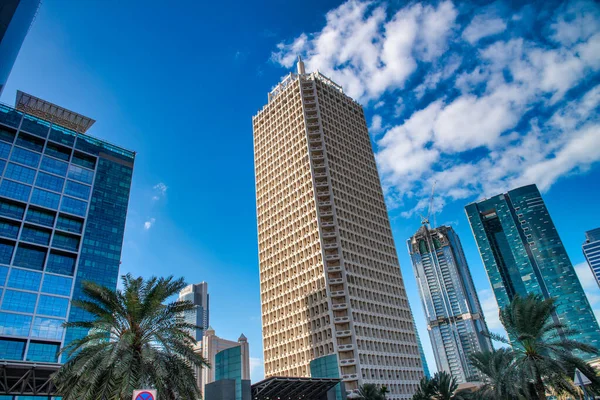 Dubai Emirados Árabes Unidos Dezembro 2016 Bur Dubai Buildings Clear — Fotografia de Stock