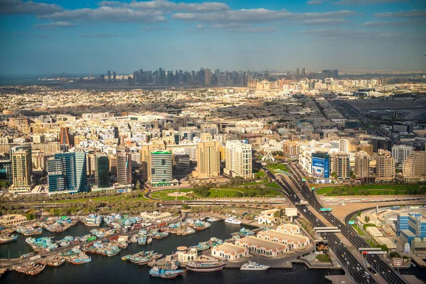 Dubai Emiratos Árabes Unidos Diciembre 2016 Afueras Dubái Desde Helicóptero —  Fotos de Stock