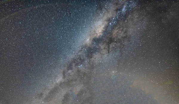 Amazing View Milky Way Galaxy Starry Clear Night — стокове фото