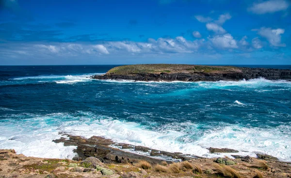 Piękne Wybrzeże Wzdłuż Parku Narodowego Flinders Chase Kangaroo Island Australia — Zdjęcie stockowe