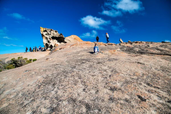 Kangaroo Island Australia September 2018 Remarkable Rocks Flinders Chase National — стоковое фото