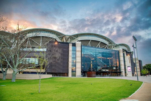 Adelaide Australie Septembre 2018 Vue Nuit Centre Des Congrès Long — Photo