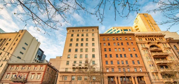 Adelaide Straße Und Gebäude Einem Sonnigen Tag Südaustralien — Stockfoto