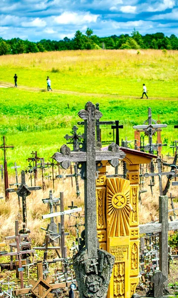 Kopec Křížů Kryziu Kalnas Litva — Stock fotografie