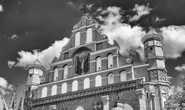 Iglesia Santa Ana Vilna Claro Día Soleado Lituania —  Fotos de Stock