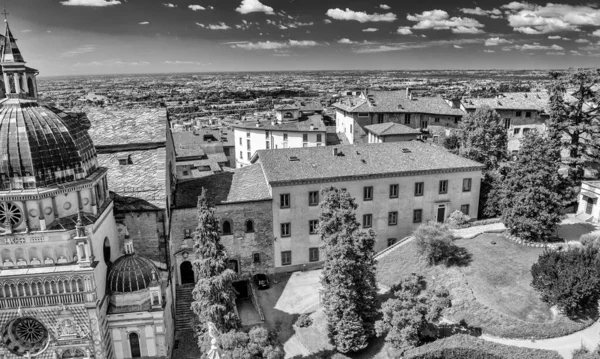 意大利Bergamo的Santa Maria Maggiore圣殿 Bergamo Alta大教堂 — 图库照片