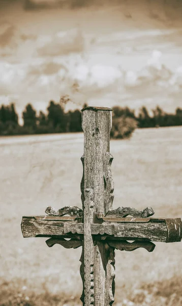 Hill Crosses Kryziu Kalnas Litouwen — Stockfoto