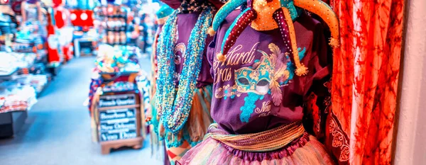 New Orleans February 2016 Fialová Košile Noci Akci Mardi Gras — Stock fotografie