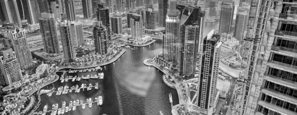 Dubai Émirats Arabes Unis Décembre 2016 Bâtiments Dubai Marina Coucher — Photo
