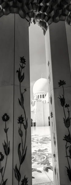 Mosquée Cheikh Zayed Abu Dhabi Par Temps Clair Ensoleillé — Photo