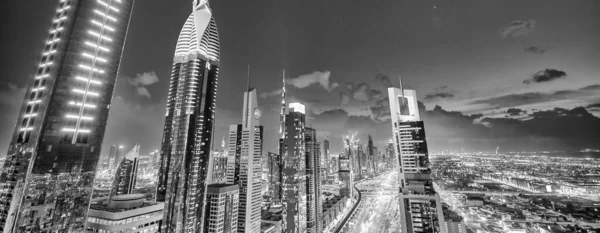 Dubai Uae December 2016 Aerial View Modern Skyscrapers Downtown Dubai — Foto Stock