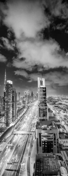 Dubai Zjednoczone Emiraty Arabskie Grudzień 2016 Widok Lotu Ptaka Nowoczesne — Zdjęcie stockowe