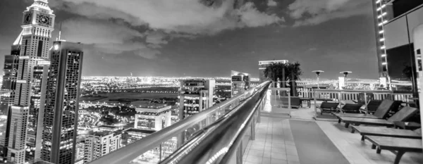Дубай Оаэ Декабря 2016 Вид Воздуха Современные Небоскребы Центре Дубая — стоковое фото