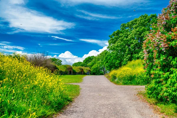 Piękny Park Suomenlinna Helsinkach — Zdjęcie stockowe