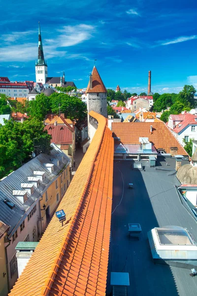 Muralla Antigua Reval Fue Una Las Mejores Fortificadas Época Medieval —  Fotos de Stock