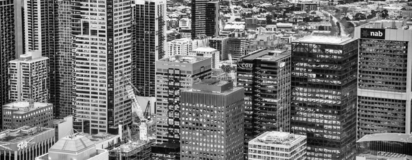 Мельбурн Австралия Сентября 2018 Воздушный Горизонт Города Закате — стоковое фото