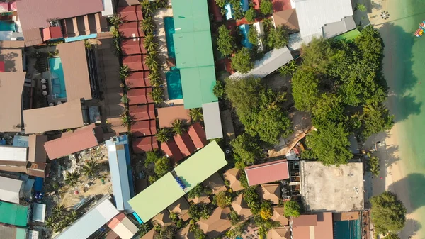 Пхі Пхі Дон Таїланд Повітряний Вид Будинків Острова Пхі Пхі — стокове фото