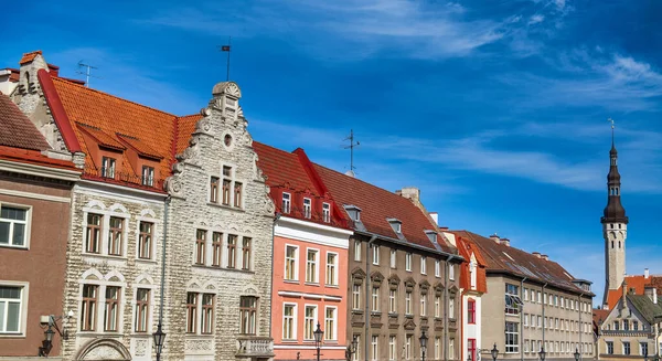 Tallinn Sentrum Bygninger Klar Solskinnsdag Estland – stockfoto