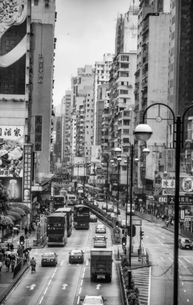 Hong Kong May 2014 Traffic Major Road Downtown Hong Kong — Stock Photo, Image