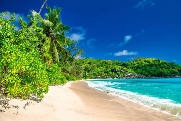 Anse Takamaka Beach Mahe Seychelles — Stock Photo, Image