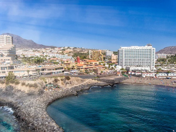 加那利群岛Tenerife的Playa Del Bobo和Costa Adeje海岸线 — 图库照片