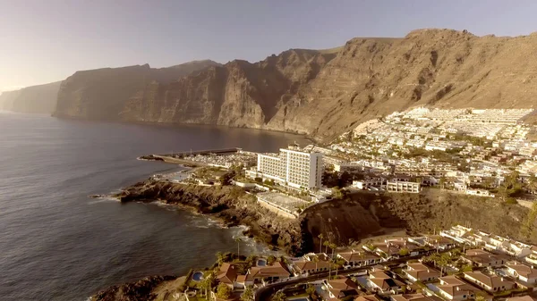 Veduta Aerea Del Paesaggio Garachico Tenerife Dal Drone — Foto Stock