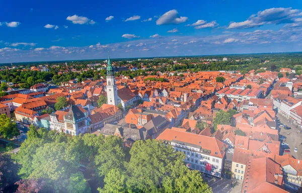 Aerial View Celle Drone Germany — Stock Photo, Image