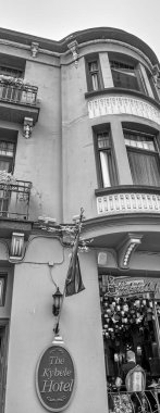 ISTANBUL, TURKEY - 24 Ekim 2014: Kybele Hotel ünlü bir şehir merkezi.