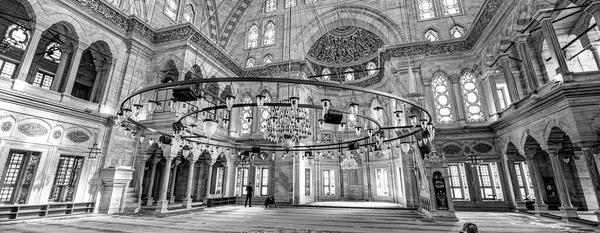 Istanbul Turquie Octobre 2014 Intérieur Mosquée Bleue Mosquée Sultan Ahmed — Photo