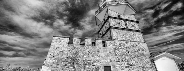 Πύργος Της Κόρης Στην Ιστανμπούλ Της Τουρκίας Kiz Kulesi — Φωτογραφία Αρχείου