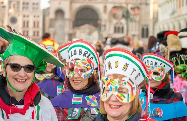 Venska Italien Ruari 8Th 2015 Närbild Porträtt Vackra Människor Som — Stockfoto
