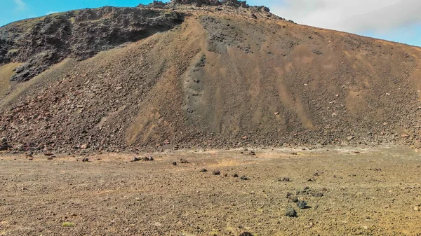 Saxholl Crater Berömd Vulkan Island Flygfoto Sommarsäsongen Från Drönare — Stockfoto