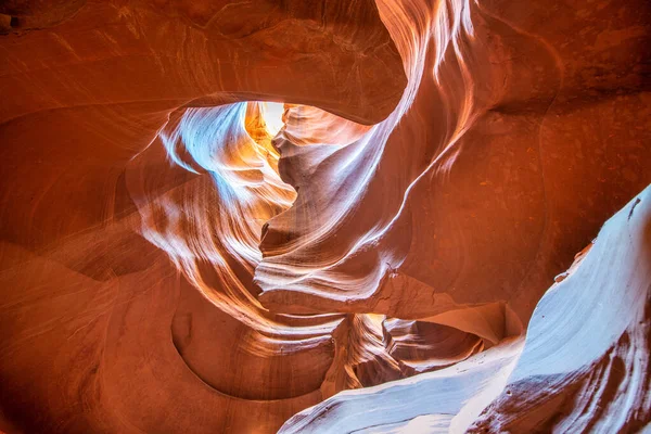 Antelope Canyon Sunlight Games Rocks Arizona Usa — Stock Photo, Image