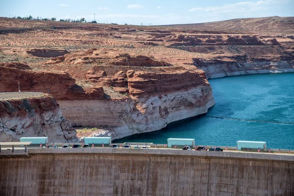 Glen Canyon Arizona Haziran 2018 Powell Gölü Glen Canyon Barajı — Stok fotoğraf