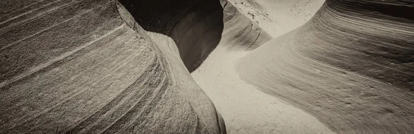 Antilop Kanyonu Arizona Abd Mavi Bir Gökyüzünün Altındaki Kayaların Dış — Stok fotoğraf