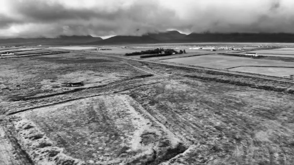 Zlanda Glaumbaer Havadan Görünüşü Kuzey Zlanda Nın Skagafjordur Ilçesinde Yer — Stok fotoğraf