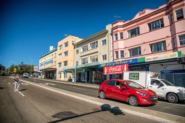 Bondi Beach Austrália Agosto 2018 Ruas Cidade Longo Mar Belo — Fotografia de Stock