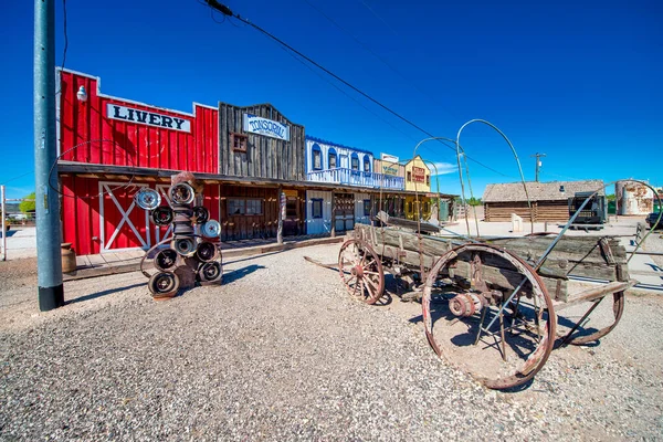 Seligman June 2018 Historic Seligman Depot Historic Route Seligman Seligmans — Stock Photo, Image