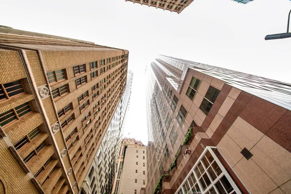 Skyward View San Francisco Skyscrapers — Stock Photo, Image