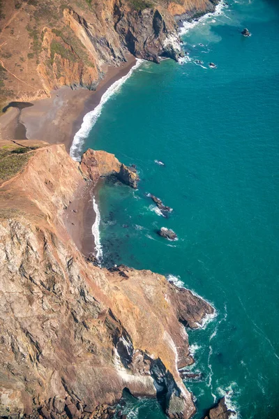 Küste Kaliforniens Raum San Francisco Luftaufnahme Aus Dem Hubschrauber Einem — Stockfoto