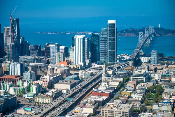 San Francisco Kalifornien Augusti 2017 Flygfoto Över San Francisco Väg — Stockfoto