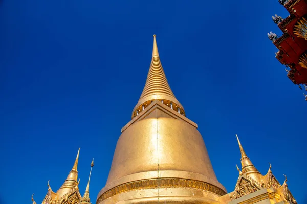 Bangkok Tayland Phra Rattana Chedi Nin Manzarası Zümrüt Buddha Tapınağı — Stok fotoğraf