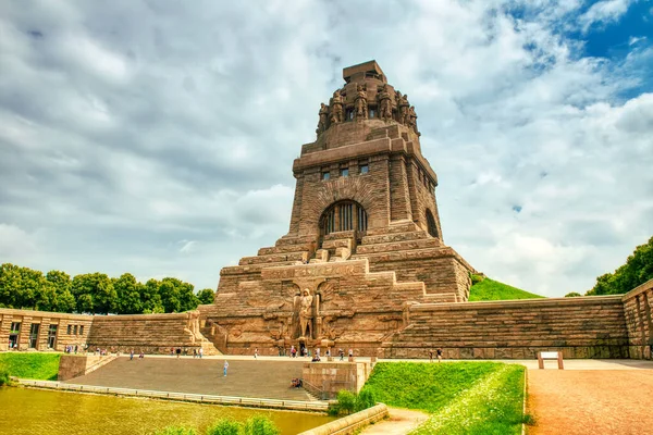 Leipzig Duitsland Juli 2016 Monument Voor Slag Volkeren — Stockfoto