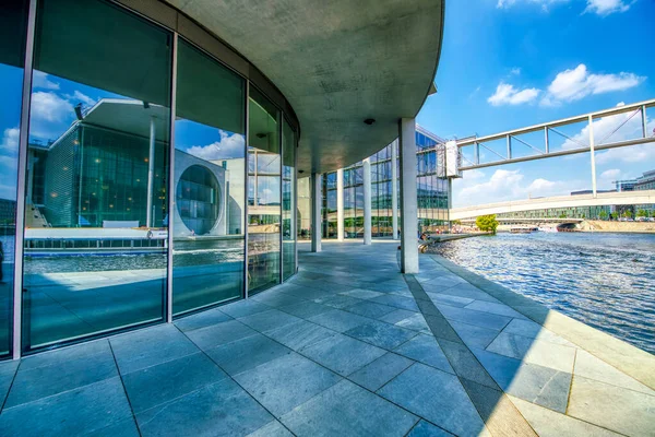 Berlino Germania Luglio 2016 Edifici Moderni Della Zona Del Bundestag — Foto Stock